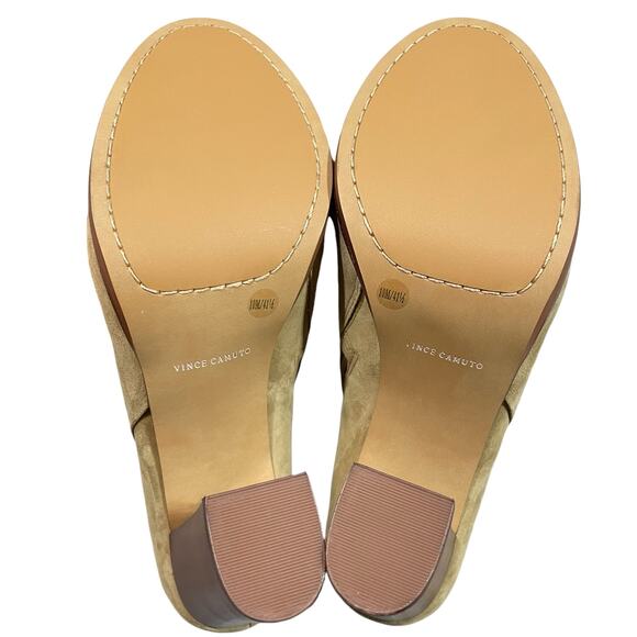 Vince Camuto Cayelsa Bootie 10 Tan Leather Neutral Classic Boho - Picture 9 of 14